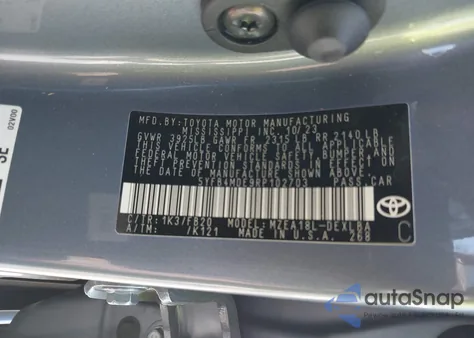 2024 Toyota Corolla Le from USA, damaged, VIN 5YFB4MDE9RP102703